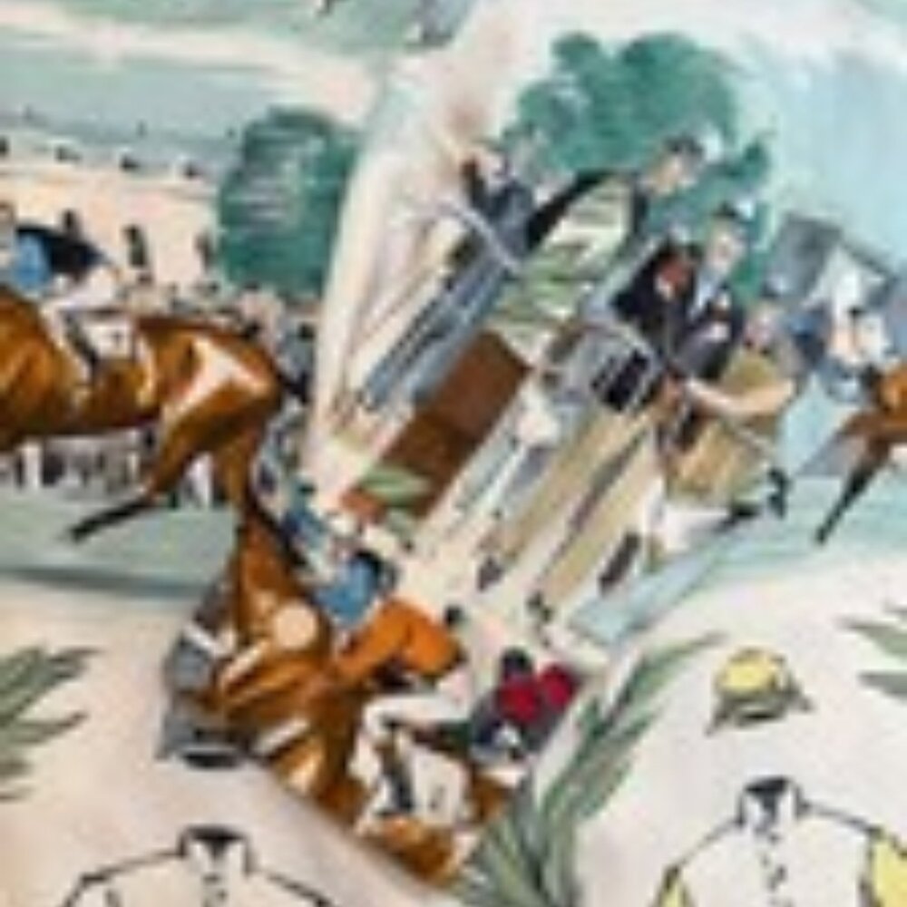 RARE Hermes "Chantilly" magnificent silk logo print blouse - Picture 11 of 12